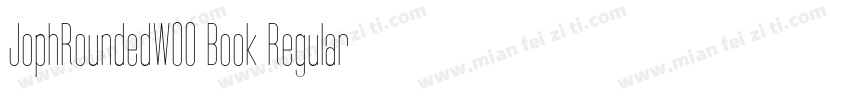 JophRoundedW00 Book Regular字体转换